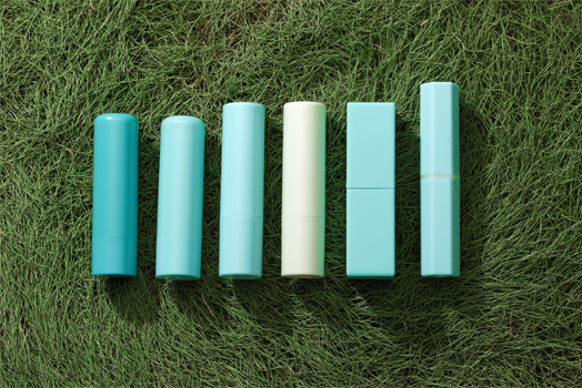 Modern square lipstick case